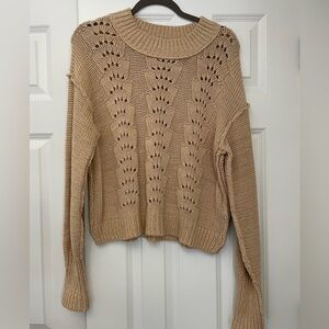 Free People Open Knit Sweater